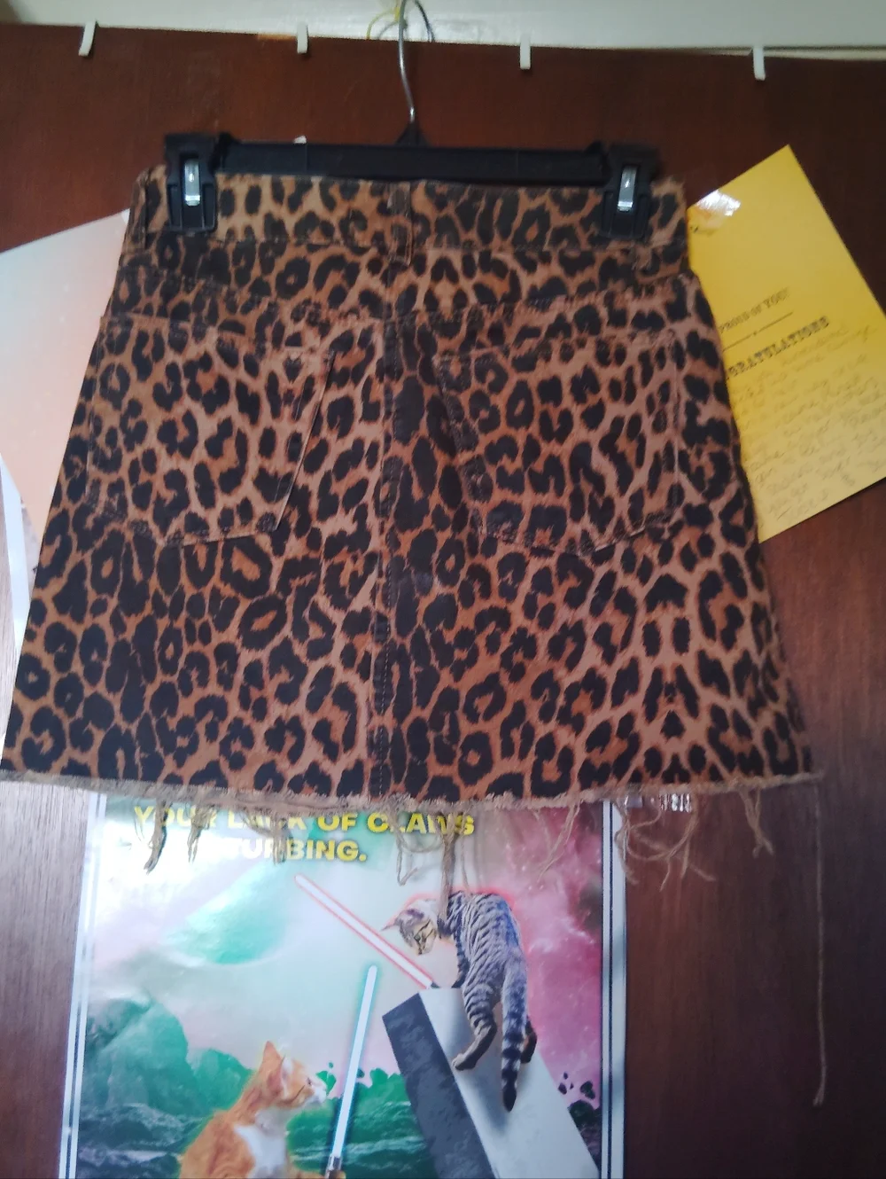 ZARA Trf Collection Animal Print Mini Skirt XS - Picture 5 of 7